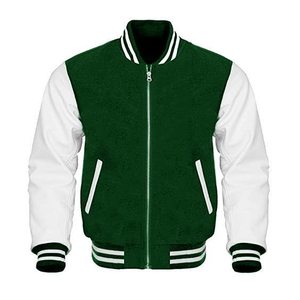 Precio de fábrica al por mayor personalizado bombardero Collage Varsity chaqueta deportiva hombres tela transpirable Letterman Varsity chaqueta - Product Image 5