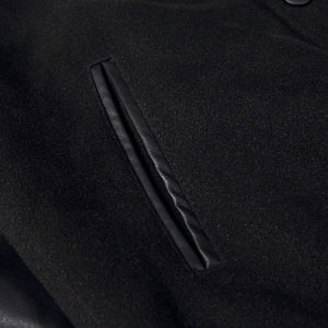 เสื้อแจ็คเก็ตผ้าใบสำหรับผู้ชายเสื้อแจ็คเก็ตผ้าแคนวาสแบบมีโลโก้ด้านหน้าเสื้อกีฬาธุรกิจคอปกตั้งสำหรับฤดูหนาว - Product Image 5