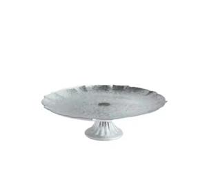 Soporte redondo de lujo para postres blancos, cuentas de cristal, Pedestal de Metal, exhibición de pasteles, soporte para pasteles, centro de mesa para decoración de fiesta de boda - Product Image 4