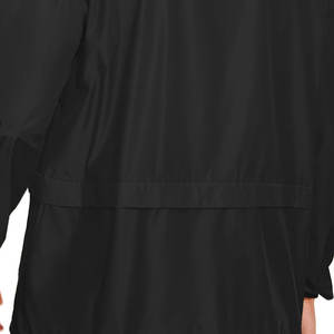 Nueva y elegante chaqueta cortavientos para hombre, con capucha y cremallera, cálida, a prueba de viento, patrón sólido, chaqueta cortavientos para hombre - Product Image 4