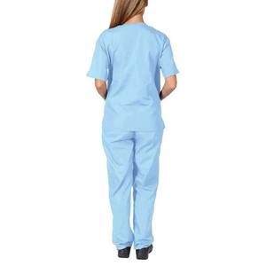 Uniforme de gommage de docteur en polyester et coton respirant uniforme de gommage avec logo personnalisé pour cliniques et hôpitaux - Product Image 2