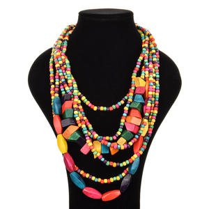 Fashion Personality Custom <b>Red</b> <b>Beads</b> Necklace Pendant <b>Bead</b> Necklace Jewelry - Product Image 5