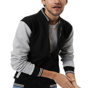 Chaqueta Universitaria de Forro Polar de Algodón Personalizada para Hombre al por Mayor 2026, Chaqueta Universitaria de Nuevo Estilo Hecha a Medida para Hombre - Product Image 2