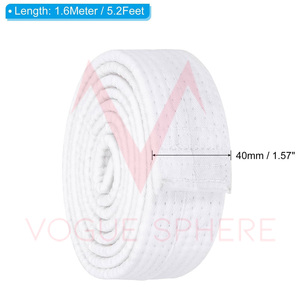 Unisex Karate Taekwondo Judo Gi Cinturones Alta Calidad 100% Algodón Judo Cinturón Bjj Jiu Jitsu Cómodos Cinturones de Karate - Product Image 2