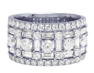 แหวนเพชรโมอิสสำหรับผู้ชายทำจากเงินแท้แบบฮิปฮอปออกแบบ S925ได้ตามต้องการสำหรับผู้ชาย - Product Image 2