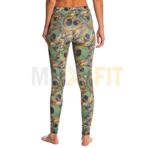 2023 Customized High Waist Flannel Yoga <b>Leggings</b> for Women Top Design Casual Workout Gym Wear Breathable Feature - Product Image 3