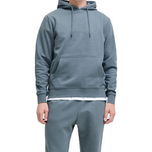 Sweat à capuche surdimensionné pour hommes de haute qualité en éponge française pull à épaules tombantes sweat surdimensionné Vintage lavage à l'acide - Product Image 6