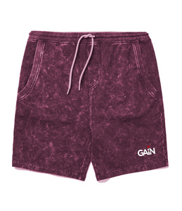 กางเกงขาสั้นระบายเหงื่อของผู้ชายผ้าฝ้าย100% แบบลำลองปรับแต่งได้เอวกลางเอวระบายอากาศได้ดี - Product Image 5