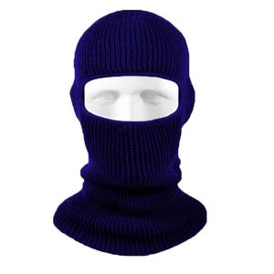 Calidad Premium personalizar bordado Logo tejido 1 Agujero pasamontañas máscaras de esquí Color personalizado transpirable Unisex hombres ropa al aire libre - Product Image 1