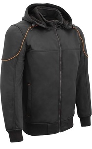 Veste à capuche d'équitation en textile pour homme OEM de qualité supérieure, protection, vêtements d'extérieur confortables et élégants pour motard - Product Image 2