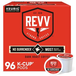 REVV No Surrender Keurig Capsules de café individuelles K-Cup, café torréfié foncé, 96 unités - Product Image 6