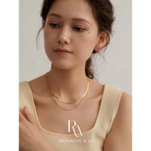 Collana a spina di pesce multistrato color oro con motivo geometrico, stile religioso grazioso, ideale come regalo per feste, con giada, diamante e perla - Product Image 3