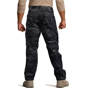 กางเกงคาร์โก้ผู้ชายน้ำหนักเบาแห้งเร็วกางเกงกีฬาฟิตเนสปรับแต่งได้เอวกลาง - Product Image 3