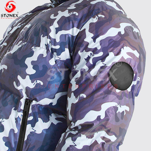 แจ็กเก็ตทรงหลวมสำหรับผู้ชายแฟชั่นสตรีทแวร์สำหรับฤดูหนาวกลางแจ้งโลโก้ตามสั่ง - Product Image 5