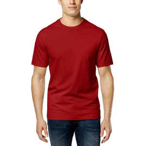 Nouveauté T-shirt à manches courtes pour homme en coton 100% tricoté Col personnalisé Logo de marque Fournisseur Bangladesh Respirant - Product Image 1