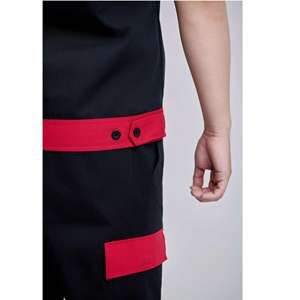 Ensemble de vêtements de travail vietnamien neuf pour femmes, noir et rouge, respirant, confortable, à manches courtes, haute visibilité, durable, de la marque FMF - Product Image 3