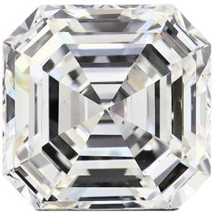 Diamant de laboratoire Asscher 5 carats E VVS2, certifié IGI, taille Asscher - Product Image 2