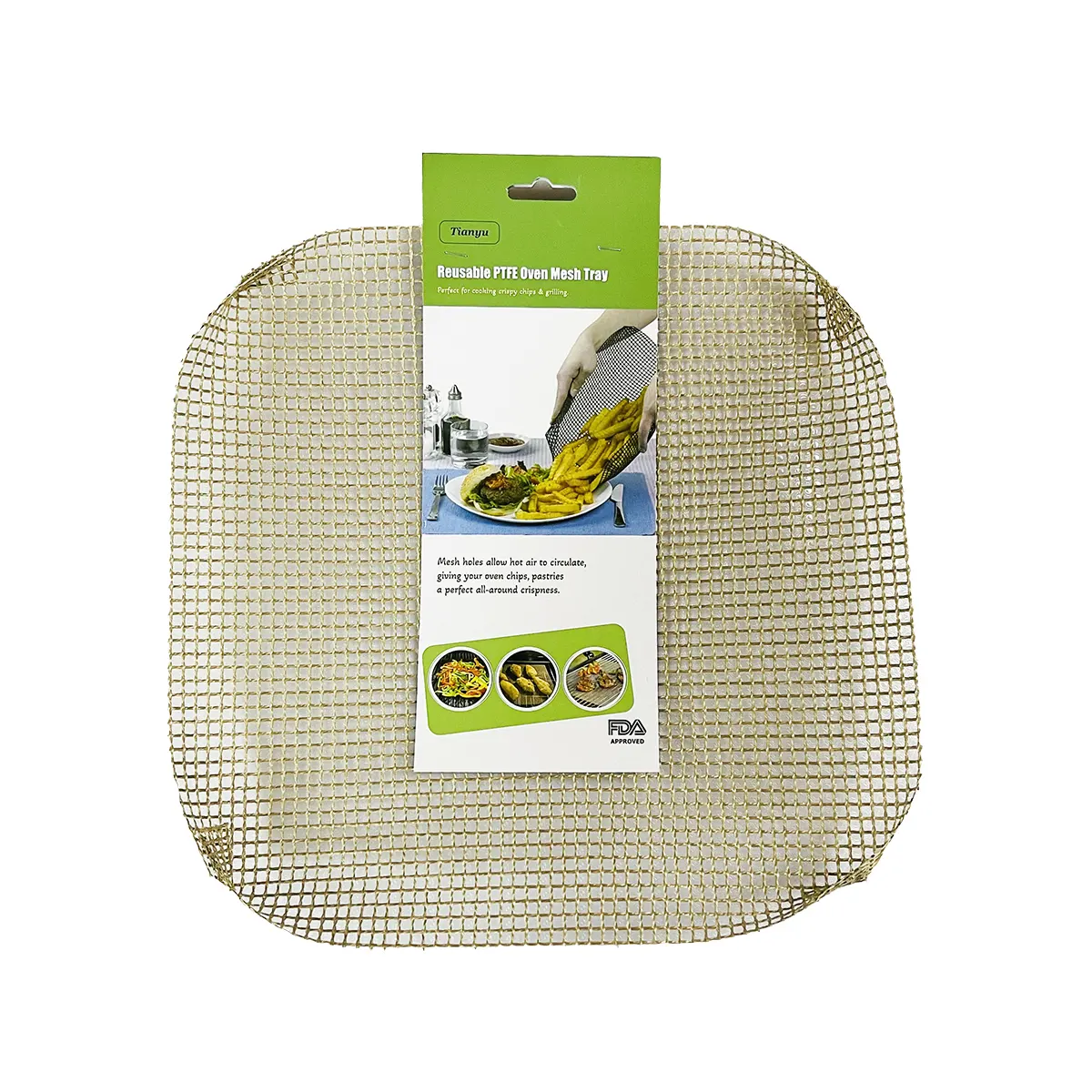 Gemakkelijk Schoon Te Maken Grill Mesh Mat Mand Lade Non-Stick Ptfe-Gecoate Barbecue Bbq Grill Mand, Handig Voor Het Mengen Van Groenten