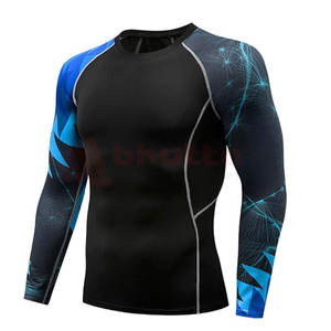 Haute Qualité Léger Compression Rash Guard Anti-UV Respirant Nouveau Style avec Manches Longues Prix Bas-Fabriqué au Pakistan - Product Image 2