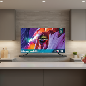 Téléviseur LED intelligent de 75 pouces avec télécommande vocale, rétroéclairage QLED, écran plat 4K, télévision de cuisine WebOS, plusieurs tailles disponibles, y compris 50, 85, 32 pouces - Product Image 1