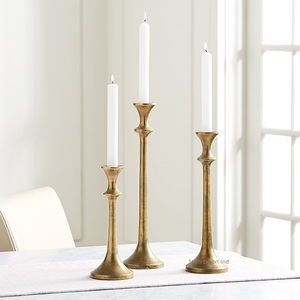 Unique Design Metal <b>Taper</b> <b>Candle</b> Holder in Gold Finished for Home Wedding Christmas Tabletop Decor <b>Candle</b> <b>Tapers</b> - Product Image 3