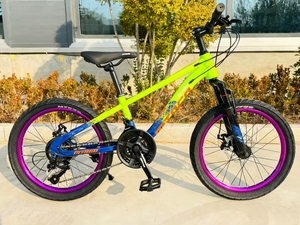 Cadeau de Noël pour les jeunes cyclistes, cadre en acier, frein à disque, 21 vitesses, vélo <span class=keywords><strong>VTT</strong></span> de 20 <span class=keywords><strong>pouces</strong></span>, soutien à la vente en gros et à la personnalisation - Product Image 1