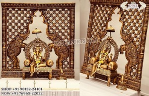 Decoración de Escenario para Bodas con Temática de Castillo Grande, Estilo Jharokha, Marco Blanco para Ceremonias de Compromiso, Decoración de Escenario Estilo Italiano - Product Image 4