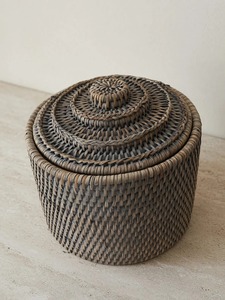 Caja de Almacenamiento Multiusos con Tapa, Moderna y Ecológica, de Ratán Natural - Product Image 4