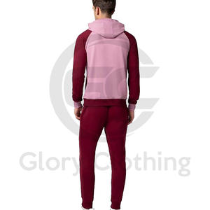 Survêtement pour homme à fermeture éclair, vente chaude, respirant, coupe ajustée, col montant, collection d'hiver, survêtement 100% coton - Product Image 2