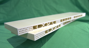 PANNEAU DE PORTE WPC panneau décoratif largeur 70 250 350 450 500 580mm Épaisseur 40mm 100% PVC étanche DEWOO Viet Nam - Product Image 4