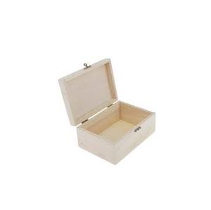 Caja de almacenamiento de madera rectangular única hecha a mano con función ecológica de tallado y trabajo de latón - Product Image 2