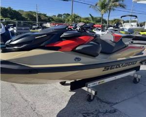 Haute Qualité N 2025 Sea-Doo RXP-X 325 Tech, BRP Premium A, iBR Métallique Tan / Rouge Lave meilleur choix - Product Image 1