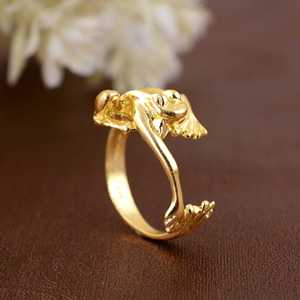 2026 New Simple Boho <b>Frog</b> <b>Ring</b> Dainty Brass Finger Bands Women 18K Gold Plated Animal Unique Statement Jewelry Wholesale OEM ODM - Product Image 4