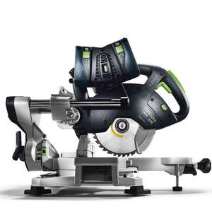 Scie à vis sans fil à lame circulaire, éclairage LED, pince à vis, levier de biseautage, sac collecteur de poussière, clé Allen - Alimenté par batterie - Product Image 2