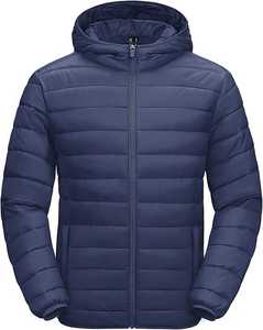 Veste matelassée pour homme, fabrication OEM ODM, vêtements d'extérieur matelassés isolés pour l'hiver, production de marque personnalisée - Product Image 4