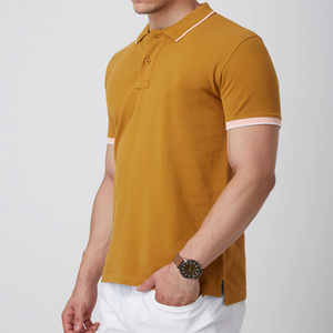 Polo de golf en coton pour hommes avec logo personnalisé polo respirant à manches courtes décontracté pour l'été promotionnel - Product Image 2