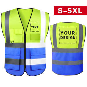 Gilet de sécurité réfléchissant avec poches, vêtements de travail réfléchissants, haute visibilité, vêtements de travail de construction, qualité supérieure - Product Image 5