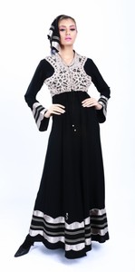 ชุดเดรสมุสลิมแขนยาวสำหรับผู้หญิงชุดเดรสแขนยาวสไตล์อาหรับตะวันออกกลางใหม่ - Product Image 2