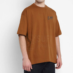 เสื้อยืดโอเวอร์ไซส์ผ้าฝ้ายถัก 100% สวมใส่สบาย ระบายอากาศดี เป็นมิตรกับสิ่งแวดล้อม ผลิตในปากีสถาน ไซส์พลัส แห้งเร็ว - Product Image 2