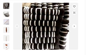 ผมหางม้าสีขาวสำหรับไม้กวาดแปรงไวโอลินถักเปียงานฝีมือที่มีประโยชน์ - Product Image 5