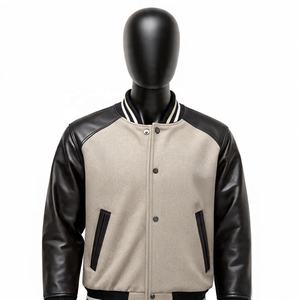 Uniforme d'équipe en laine de haute qualité à logo personnalisé vestes d'université pour hommes vente en gros de veste de baseball universitaire unie vierge - Product Image 3