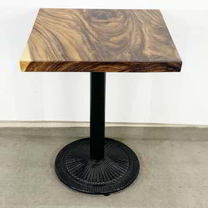 Industrial Style Round <b>Cast</b> Iron Coffee Table Base 72cm High <b>Powder</b> Coated Durable Living Room Furniture-CHBCF003 Tea TV Stand - Product Image 2
