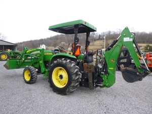 Tracteur agricole Johnn 4320 de qualité supérieure 2006 avec livraison rapide, prix d'usine, chargeur, pelle rétrocaveuse - Product Image 3