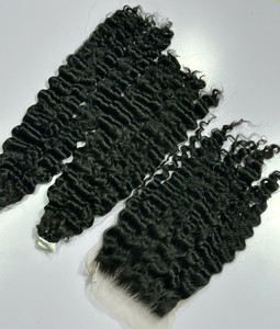 Cabello Humano Vietnamita Remy, Directo de Fábrica, Ondulado Profundo, Ondulado Natural, Doble Trama a Máquina, Todos los Colores - Product Image 4