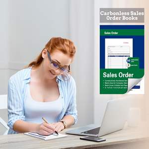 Individuelles Durchschreibungs-Bestellformular 210x140 Verkaufsbestellbuch Rechnungsbeleg Bestellbuch Lieferbeleg für Unternehmen - Product Image 6