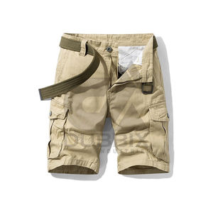 กางเกงขาสั้นคาร์โก้แฟชั่นสำหรับผู้ชายกางเกงขาสั้นคาร์โก้แบบลำลองสำหรับผู้ชายสวมใส่สบาย - Product Image 1