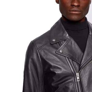 Vestes en cuir pour hommes, design personnalisé, produit à succès, vêtements d'hiver, tissu 100% cuir, nouveau style, veste pour hommes de la rue principale, 2025 - Product Image 3