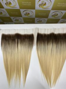 13*6 613 blonde cuticule aligné vietnamien HD Lace Front perruques extensions de cheveux humains bruts Bundle grande qualité - Product Image 4