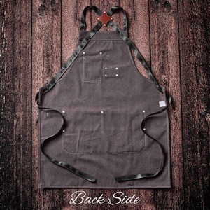 Sublimation Heavy Duty Cotton Canvas Kitchen Chef <b>Apron</b> with logo Customized Waterproof Cross Back Denim <b>Apron</b> AAA-0042D - Product Image 4