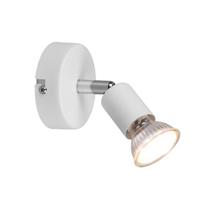 Paris series <b>spotlight</b>, white GU10 (Trio Lighting R80911031) - Product Image 1